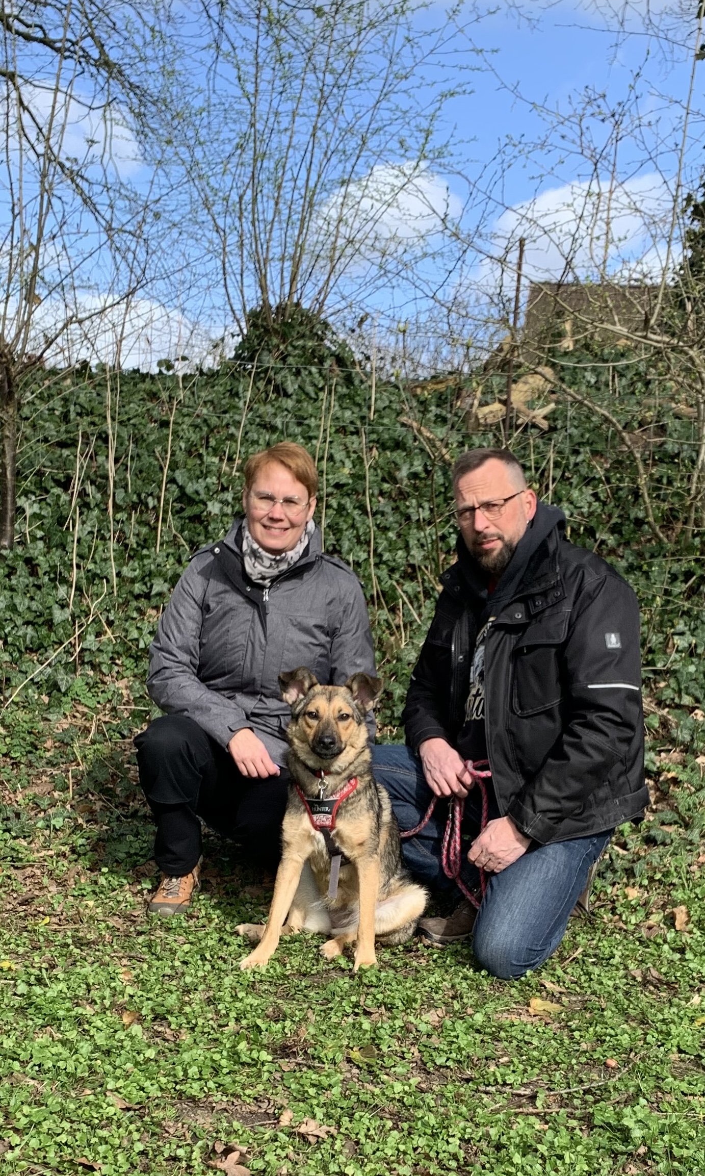 Monique und Ralf mit Amy