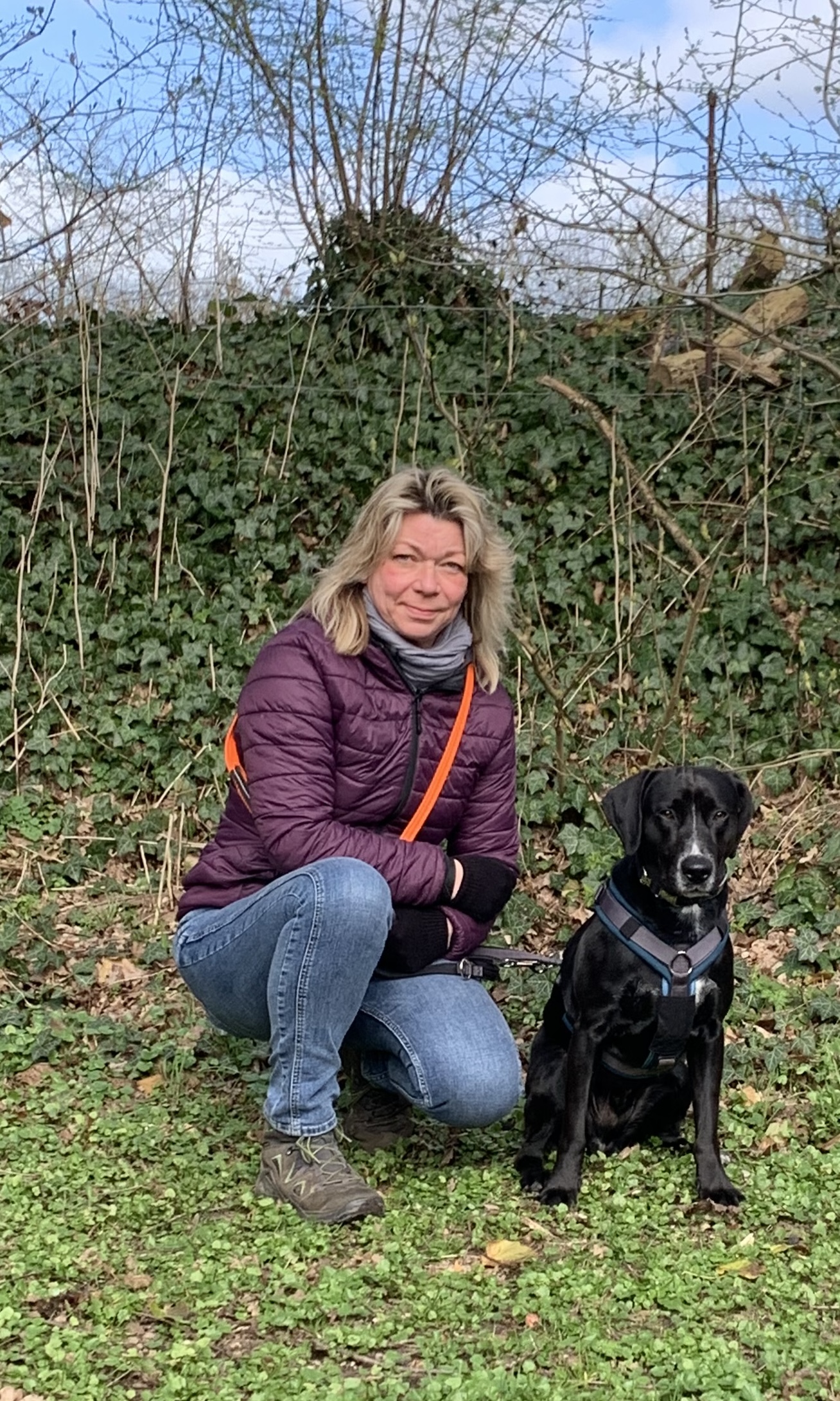 Silke mit Percy